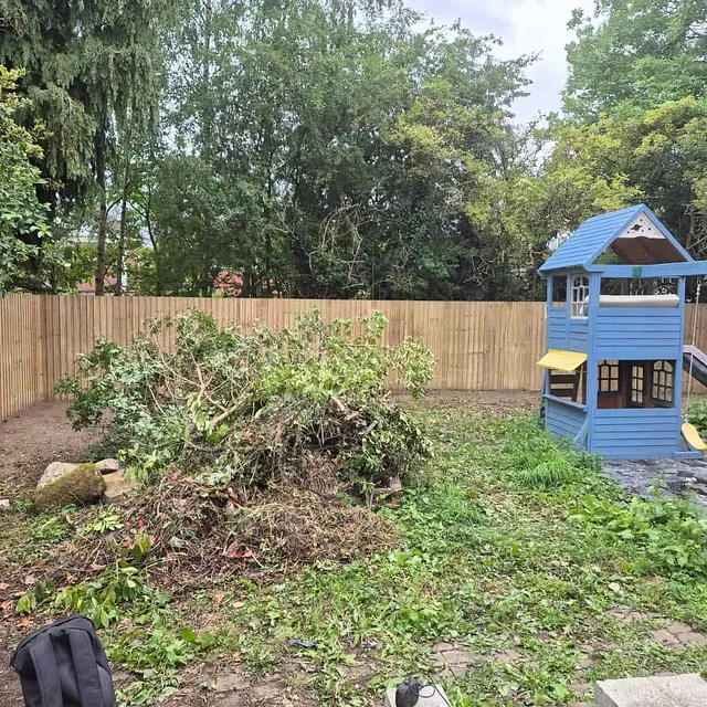 fencing and tree trimming